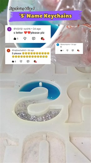 Subscriber Request Keychain - A to Z Alphabet Keyring - Glitter, Flowers & Name Add#viral#trending