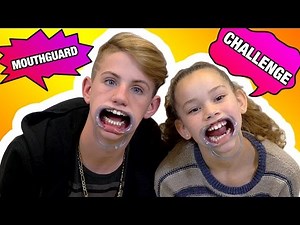 MOUTHGUARD CHALLENGE!!! (MattyBRaps vs Olivia Haschak)