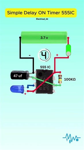 simple delay on timer 555lc