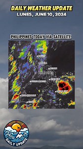 120K views · 4.7K reactions | Weather Update ngayong Lunes, June 10, 2024 #weather #philippines2024 #WeatherUpdate #initngpanahon #fypシviralシ2024 #fypシ゚viralシ #fypシ゚viralシ2024fyp #fypシ #WeatherUpdate #UlatNgPanahon | Daily Update | Facebook