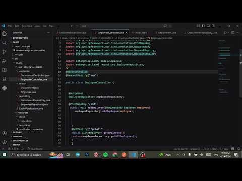 lab03:Department and employee