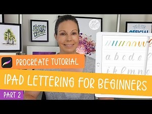 iPad Lettering For Beginners | PROCREATE TUTORIAL | Learn HOW TO PRACTICE the Lowercase Alphabet