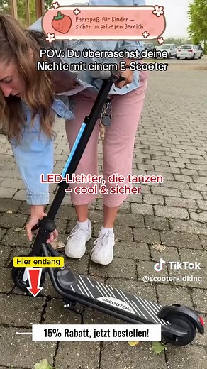 Faltbarer E-Scooter für Kinder – Spaß für die Kleinen