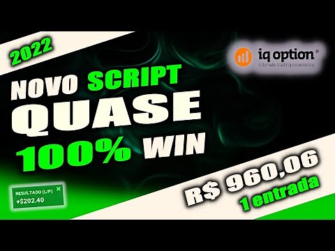 SCRIPT IQ OPTION - QUASE 100% WIN