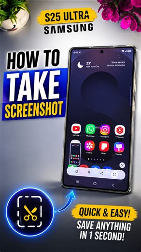 How to take screenshot on S25 Ultra Samsung #shorts #youtubeshorts #s25ultra
