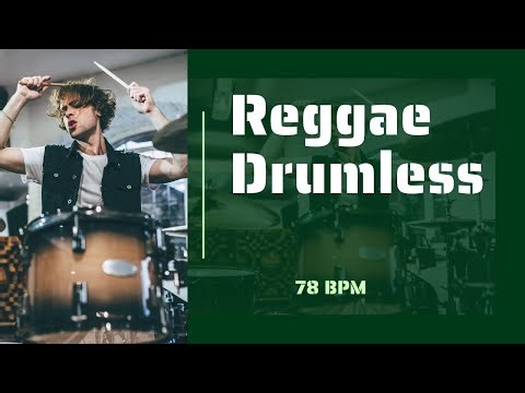 Drumless Track Reggae, No Drums Backing Track Reggae 78 BPM