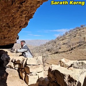 12M views · 54K reactions | Solo and dog building survival shelter in snow burning a rock | Sarath Korng | Facebook