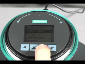 SITRANS LR560 local display interface