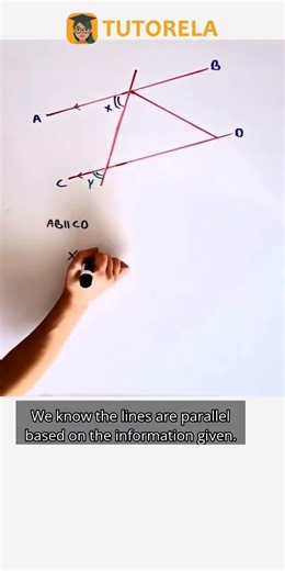 Determining Corresponding Angles: X and Y #Math #ParallelAndPerpendicularLines