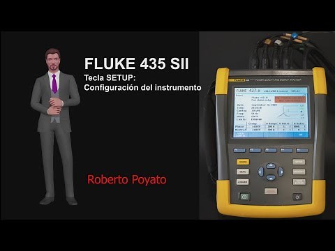 HOW TO SET UP THE FLUKE 435 SII POWER QUALITY ANALYZER.