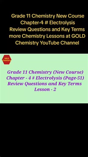 GOLD Chemistry sur TikTok