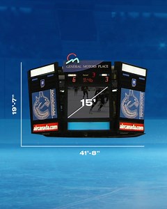 Talk about a glow up! 😲 Rogers Arena video board through the years. | Vancouver Canucks