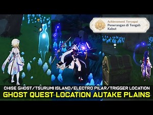Quest GHOST Chise Tsurumi Island (Electro Pilar/Hidden Chest/Location) - Genshin Impact Indonesia