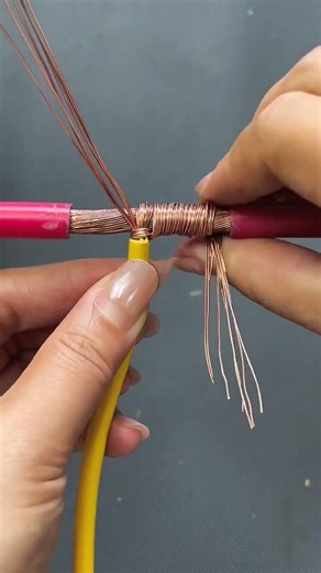Wire To Wire Cross Twist Joint | Heavy Duty Electrical Connection #shortvideo #wireworks