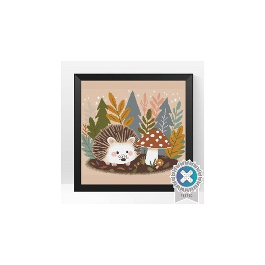 Hedgehog Cute Digital Cross Stitch Pattern, PDF Download, Nursery Animal Cross Stitch Pattern, Cute Animal Cross Stitch, Cute Fall Xstitch - Etsy