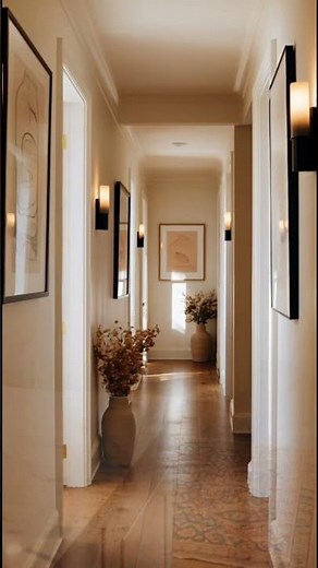 ✨ Cozy Aesthetic Home Tour – Warm Living Room, Elegant Hallway & Dreamy Bedroom ✨