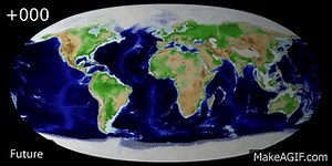 Future Plate Motions & Pangea Proxima - Scotese Animation on Make a GIF