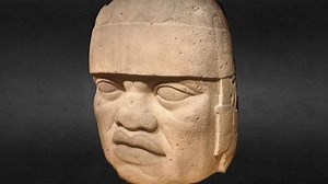 Olmec Head from San Lorenzo - 3D View