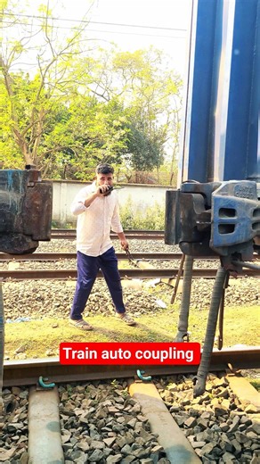 Revolutionizing rail connectivity with seamless auto coupling technology. #shorts #railway #coupling