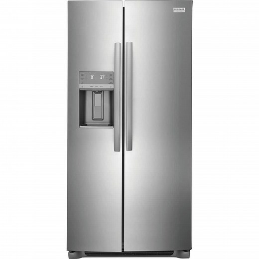 Reviews for Frigidaire Gallery 33 in. 22.3 cu. ft. Standard Depth Side by Side Refrigerator in Smudge-Proof Stainless Steel, ENERGY STAR | Pg 1 - The Home Depot