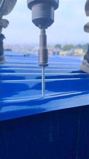 0.46 mm. Roof Shead Installation #shortvideo #viralvideo #youtubeshorts