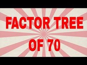Factor tree of 70|Prime factor tree
