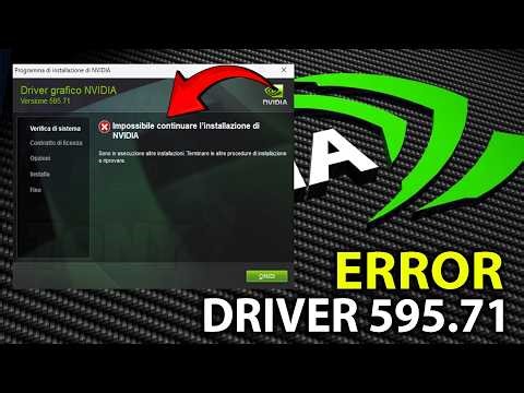 NVIDIA 595.71 | Driver Installation Error - HOW TO FIX #nvidia #tutorial