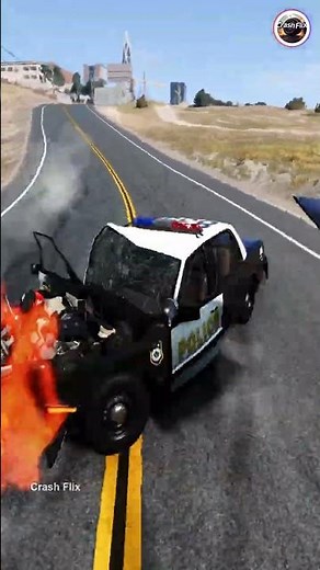 Realistic Highway Car Crashes🚗💥 #realisticcarcrashes #carcrashes #beamngdrive