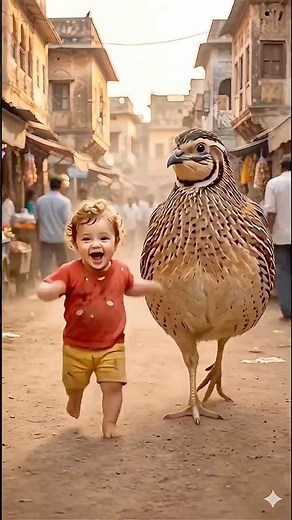 Small boy And Quail’s Heart touching story A Baby Rescues Quail Chicks | Emotional Story #ai #baby