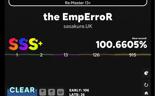 AstroDX初体验 白皇帝 100.66%