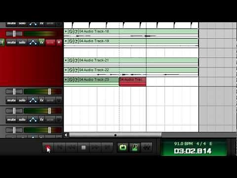 Mixcraft University: Punch and Loop Recording