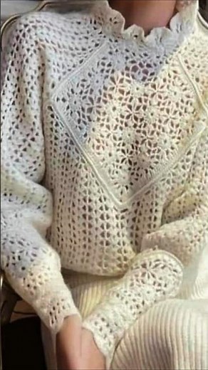 Victorian Crochet Top Pattern Diagrams 🧵 Lacy + Elegant