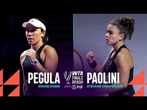 Jessica Pegula vs. Jasmine Paolini | 2025 WTA Finals Round Robin | WTA Match Highlights