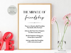Friendship Poem, Printable Best Friend Poem, Birthday Poem for Friend, Thoughtful Gift Poster for Bestie, Digital Download Wall Art Print - Etsy Australia