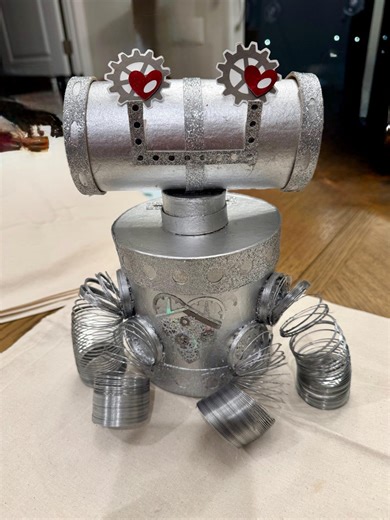 Valentine’s Day Robot Card Exchange Box, Mailbox. Handmade Steam Punk, Love, Robot Classroom Decor - Etsy UK