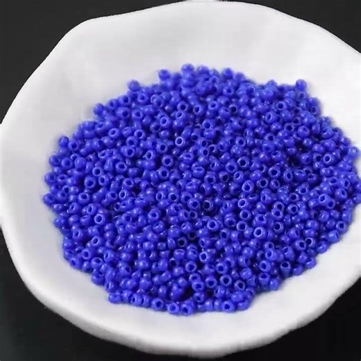 MIYUKI Round Rocailles Beads, Blue