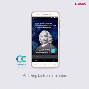 1.2K views · 256 reactions | Give your friends something to think about, with the Curiosity app. It sends you new trivia, interesting reads and more to make you the star of the group! #AppWednesdays | Lava Mobiles | Facebook