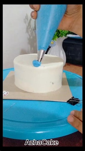 baru tahu‼️#cake #tutorialdekorcake #shorts #dekorasisimple