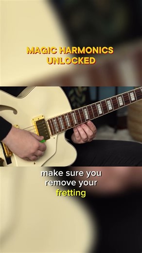 🎸 GUITAR TIPS — NATURAL HARMONICS 🎸