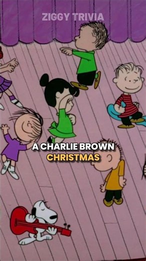 Did you know that of A CHARLIE BROWN CHRISTMAS...