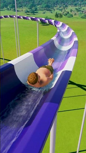 Perfect Water Slide Loop You Can’t Miss! 🌊🎢 | Planet Coaster 2