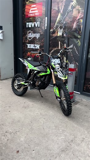 Used Sur Ron Hyper Bee Big Wheel now in stock! Just 63 miles on the clock and fitted with a customer monster graphics kit 🔥 £2495 listed on the website or purchase in store #surron #ebike #dirtbike