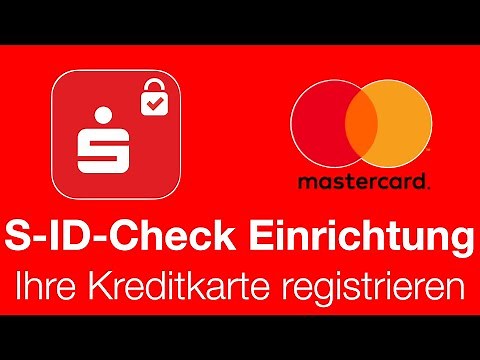 Setting up the S-ID Check app | Registering your credit card for the S ID Check