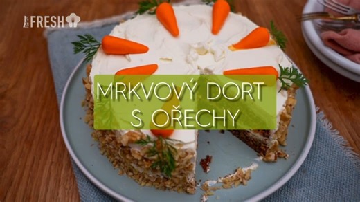 Mrkvový dort s ořechy jako z cukrárny | Prima Fresh recepty | Stream