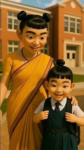 First Day of School 🎒 | Mother and Daughter Morning Journey 💕 #MotherAndDaughter #SchoolDay