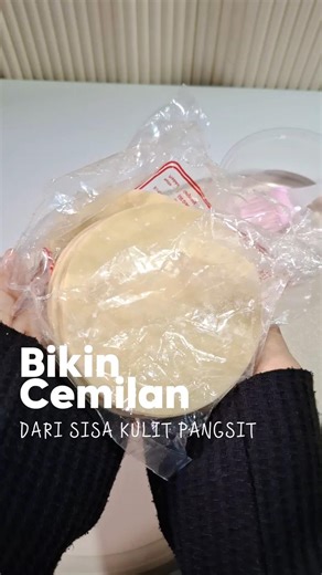 cobain yuk #cemilan #kulitpangsit #kulitdimsum #resepsimpel #fyp