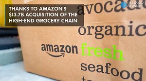Amazon lowered prices on key items at Whole Foods Market, on its first day of acquisition. Here's a before-and-after comparison of five food prices. https://usat.ly/2giYniR | USA TODAY Video