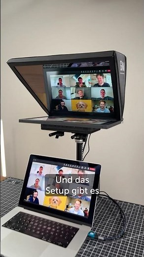 praktisches Setup für die Videokonferenz! 🚀
