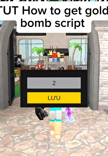 Tut How To Get Gold Bomb Script #goldbomb #mm2 #mmv #roblox #fyb | How To Get Gold
