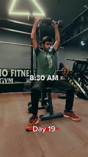 Day 19/365 "As a beginner in gym" skinny body #trending #gym #explore #fitness